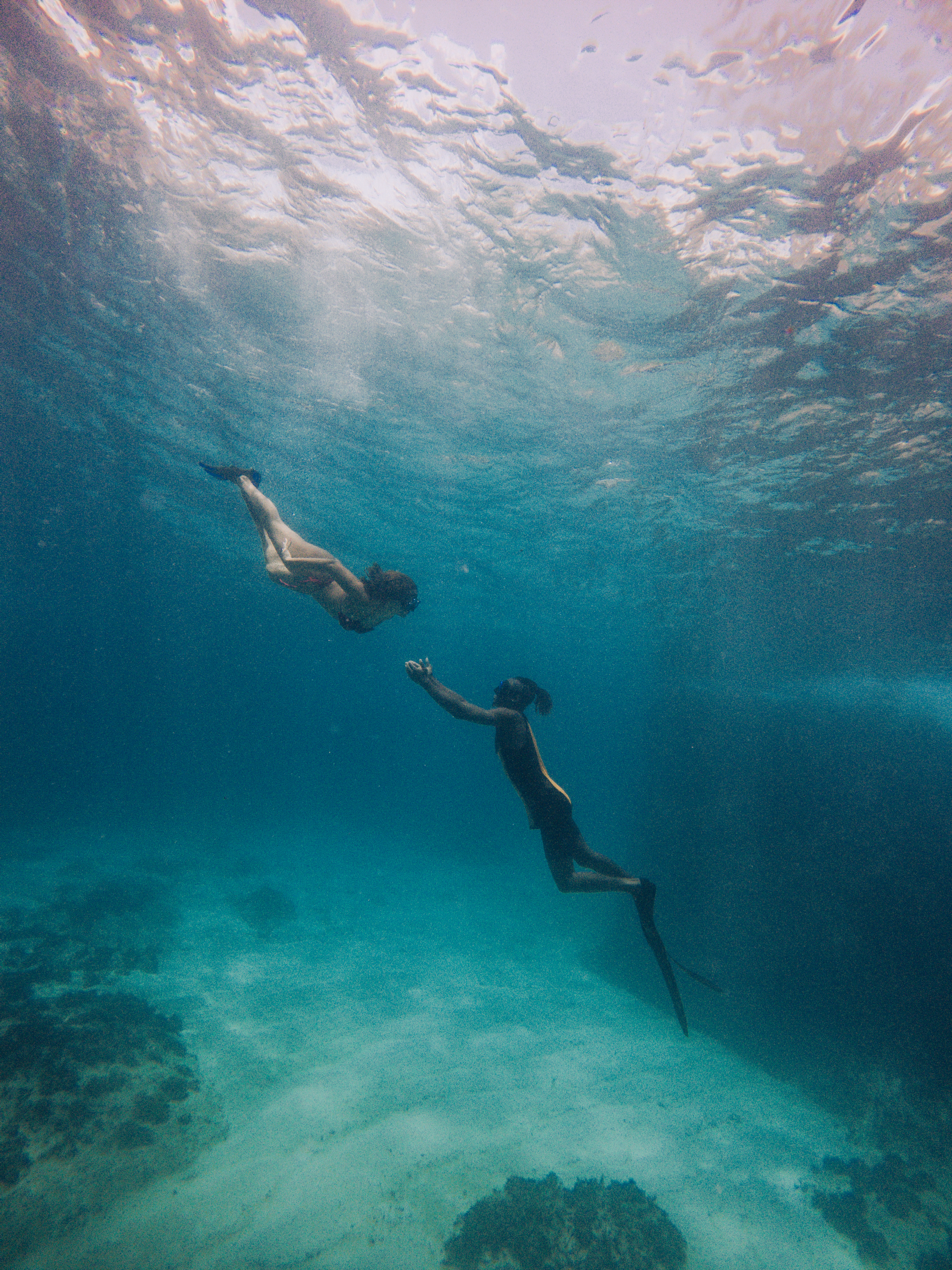 HDJamaikaNegril Couple Underwater Diving