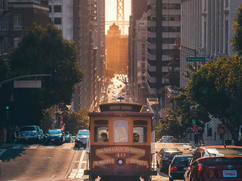 HDCaliforniaSan Franciscostadtbahn sunset
