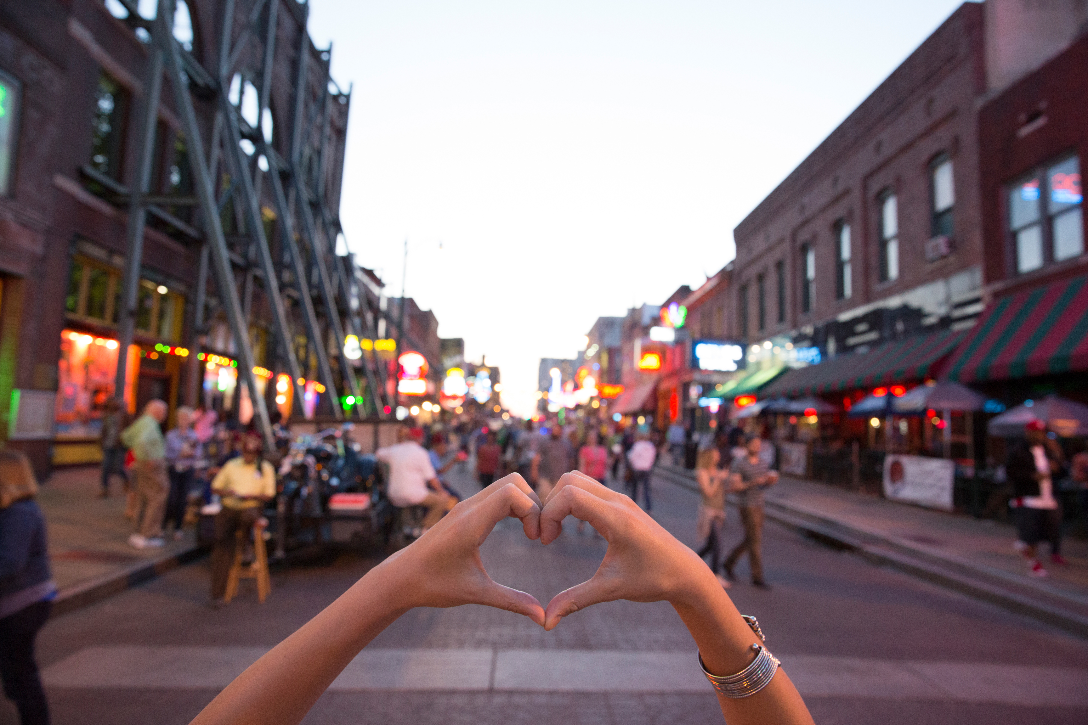 HDTennesseeMemphisBeale Street heart David Meany
