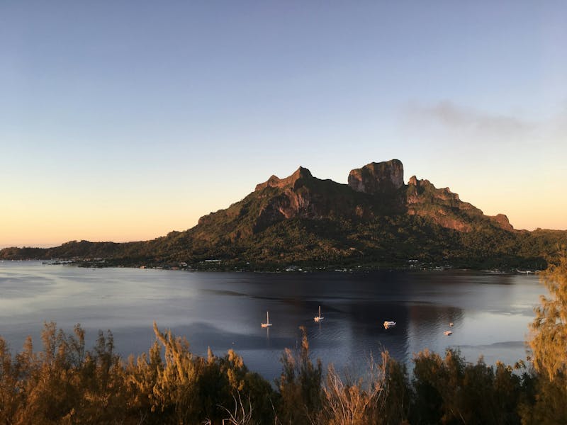 HDfranzoesisch polynesienBora BoraSunset boot