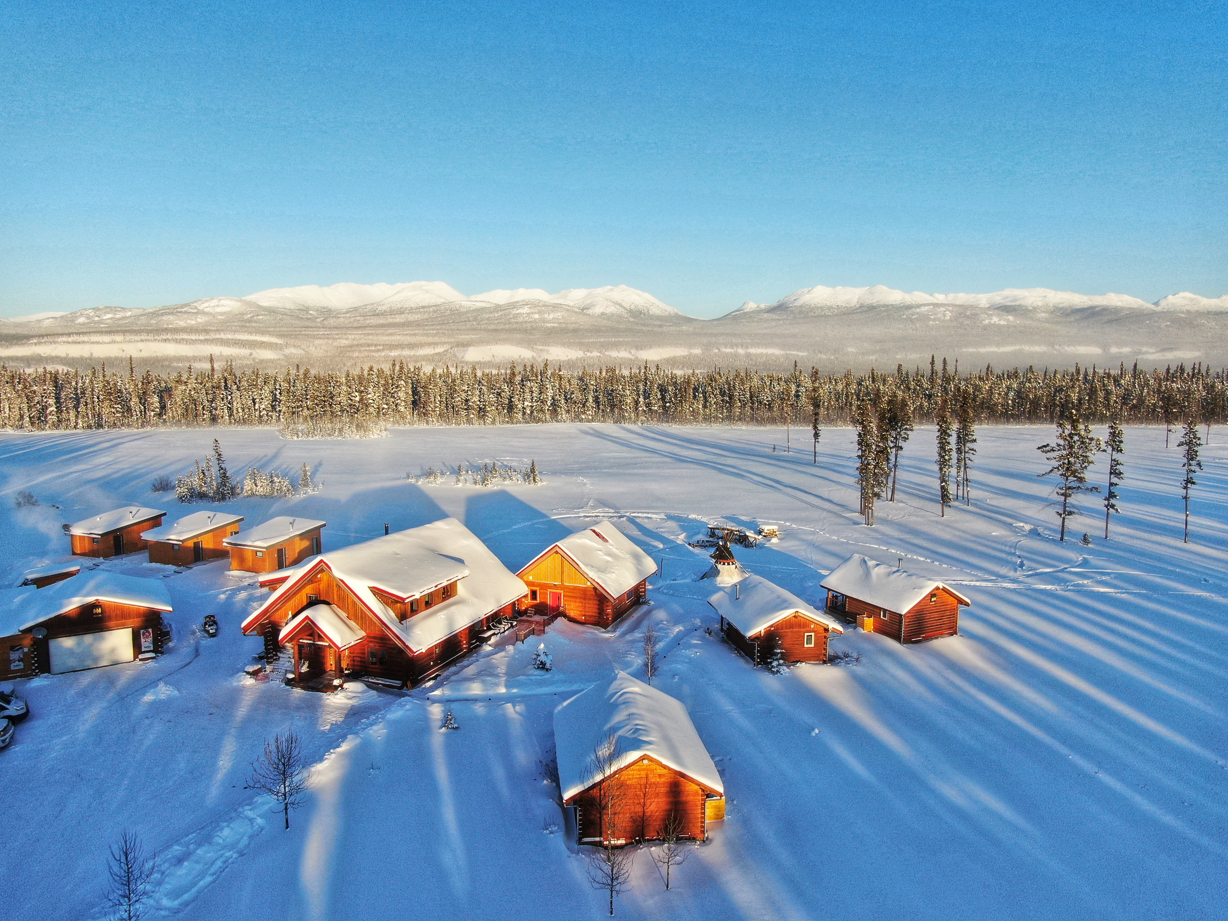 HDYukonNorthern Lights Resortaussen Winter