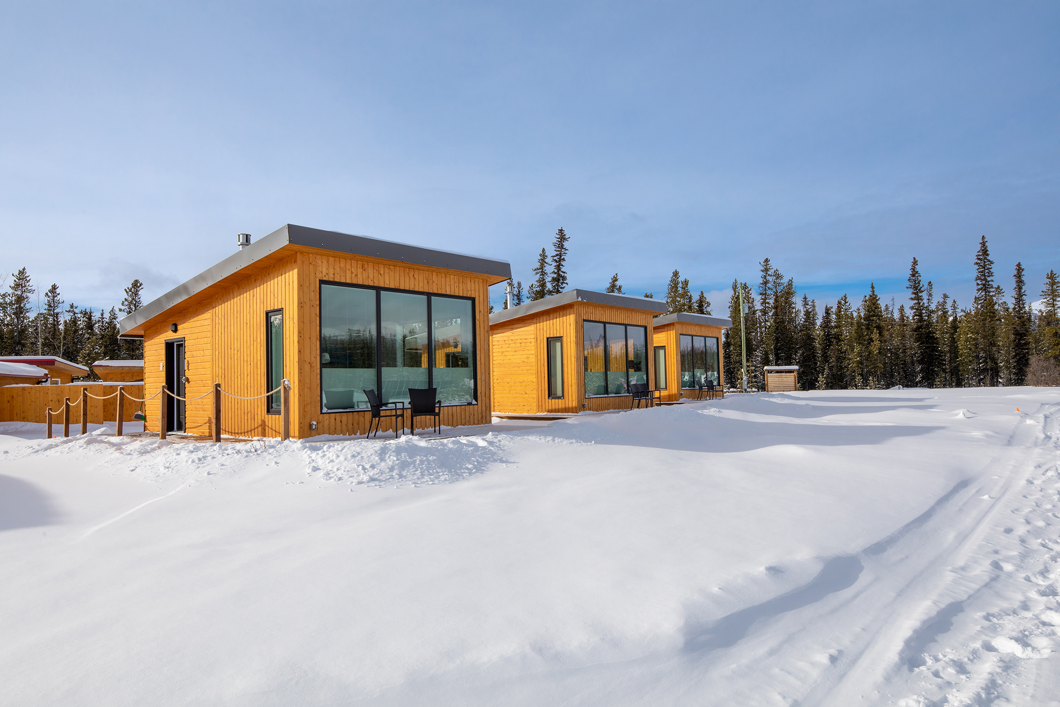 HDYukonNorthern Lights ResortChalets Winter