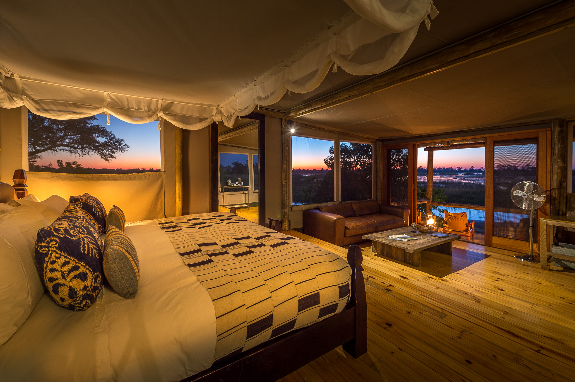 HDHotelBotswanaWilderness Little VumburaZelt5