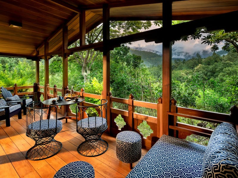 HotelBhutanBeyond Punakha River LodgeBalkon