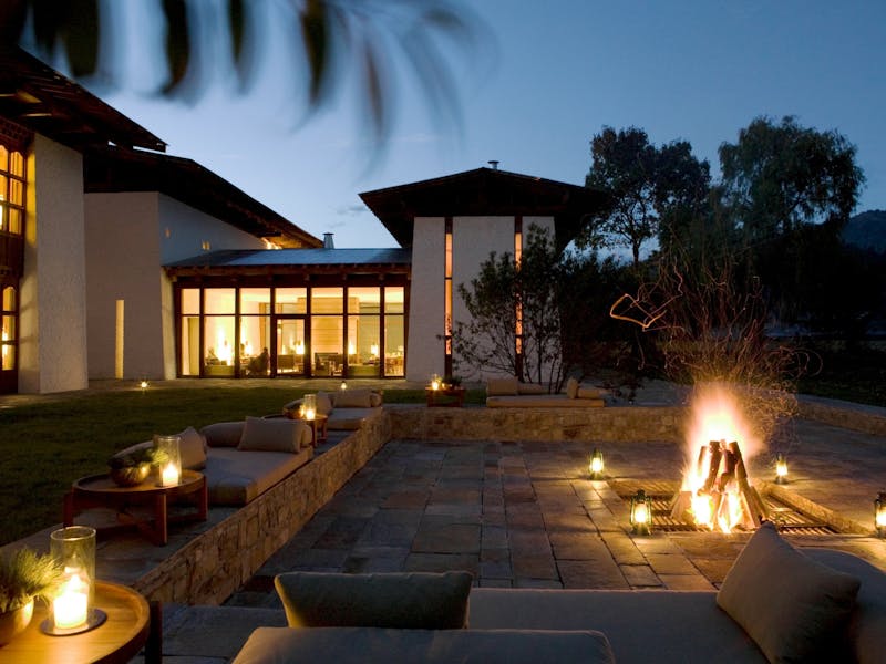 HotelBhutanAmankora BumthangFeuerstelle