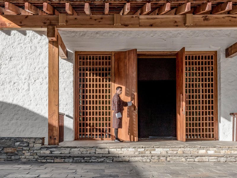 HotelBhutanAmankora Paro LodgeEingang
