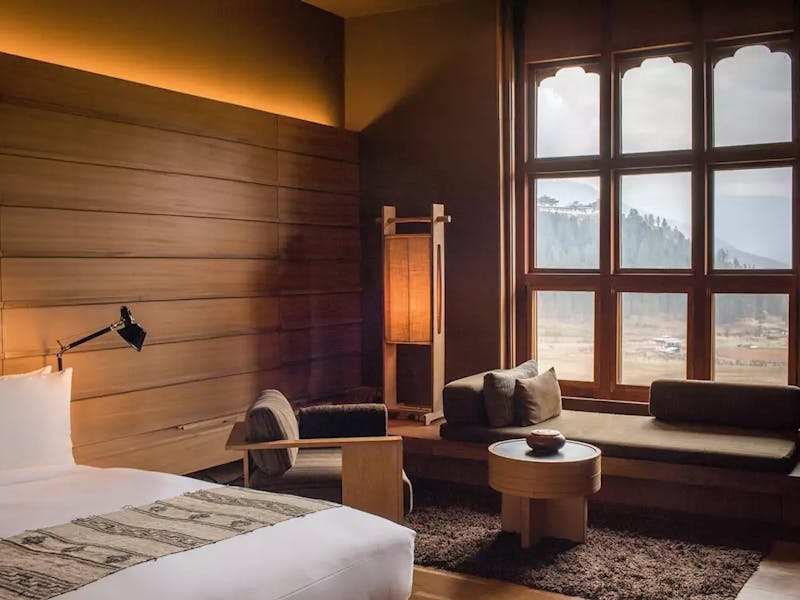 HotelBhutanGangtey LodgeZimmer