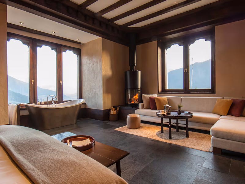 HotelBhutanGangtey LodgeZimmer2