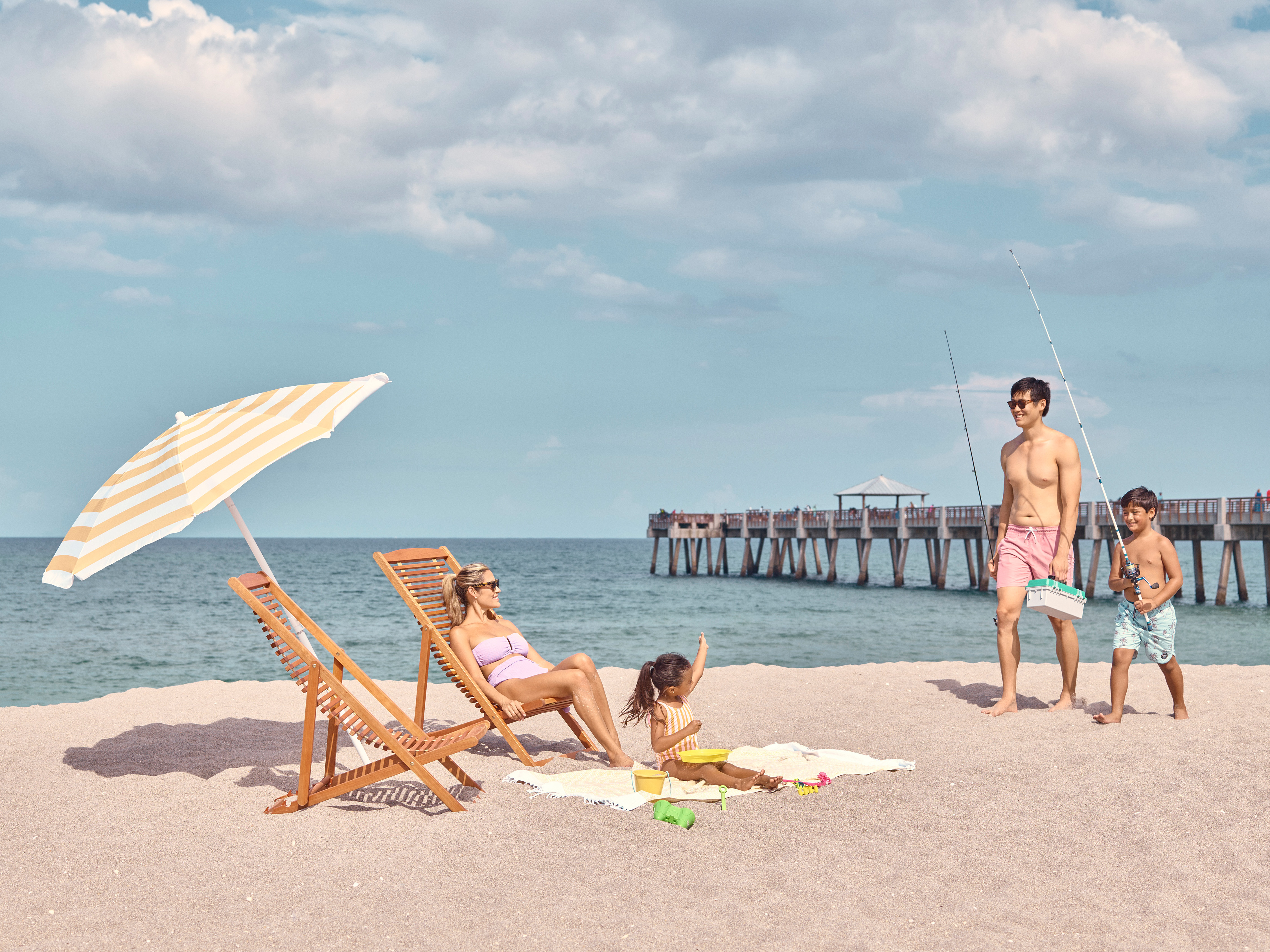 HDFloridaThe Palm BeachesThe Palm Beaches Juno Beach Pier Family Fishing