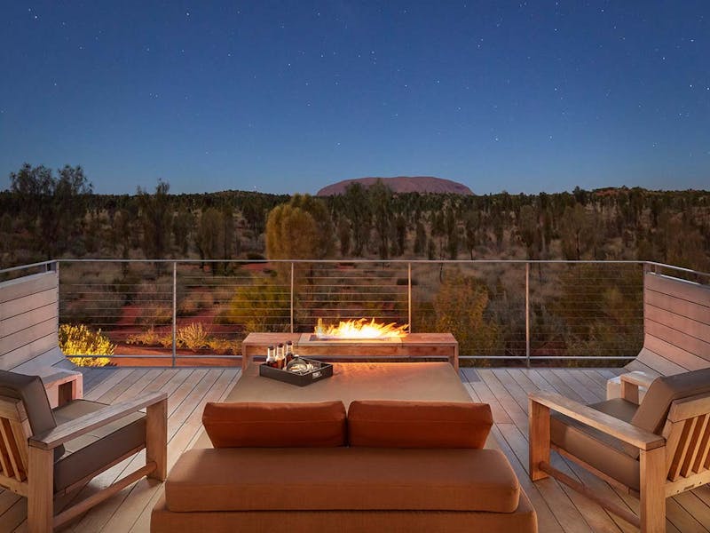 HotelAustralienLongitude 131Feuerstelle