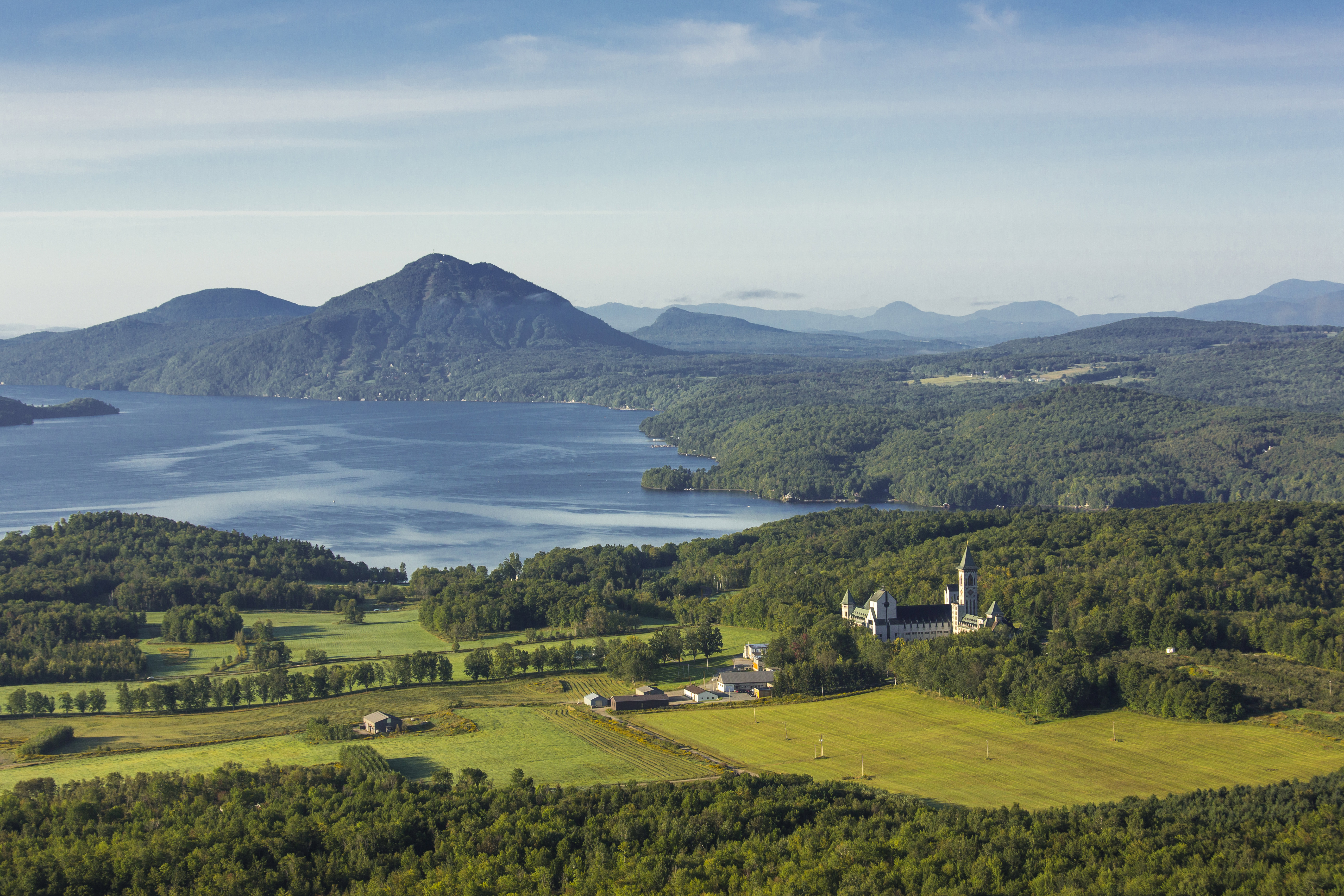 HDQuebecCharlevoixEastern Townships Abbaye Saint Benoit du Lac Credit Cantons