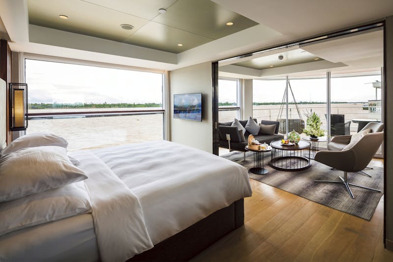 HDScenic RiverSouth East AsiaSuitesMekong Scenic Spirit Royal Panorama Suite
