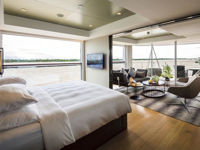 HDScenic RiverSouth East AsiaSuitesMekong Scenic Spirit Royal Panorama Suite