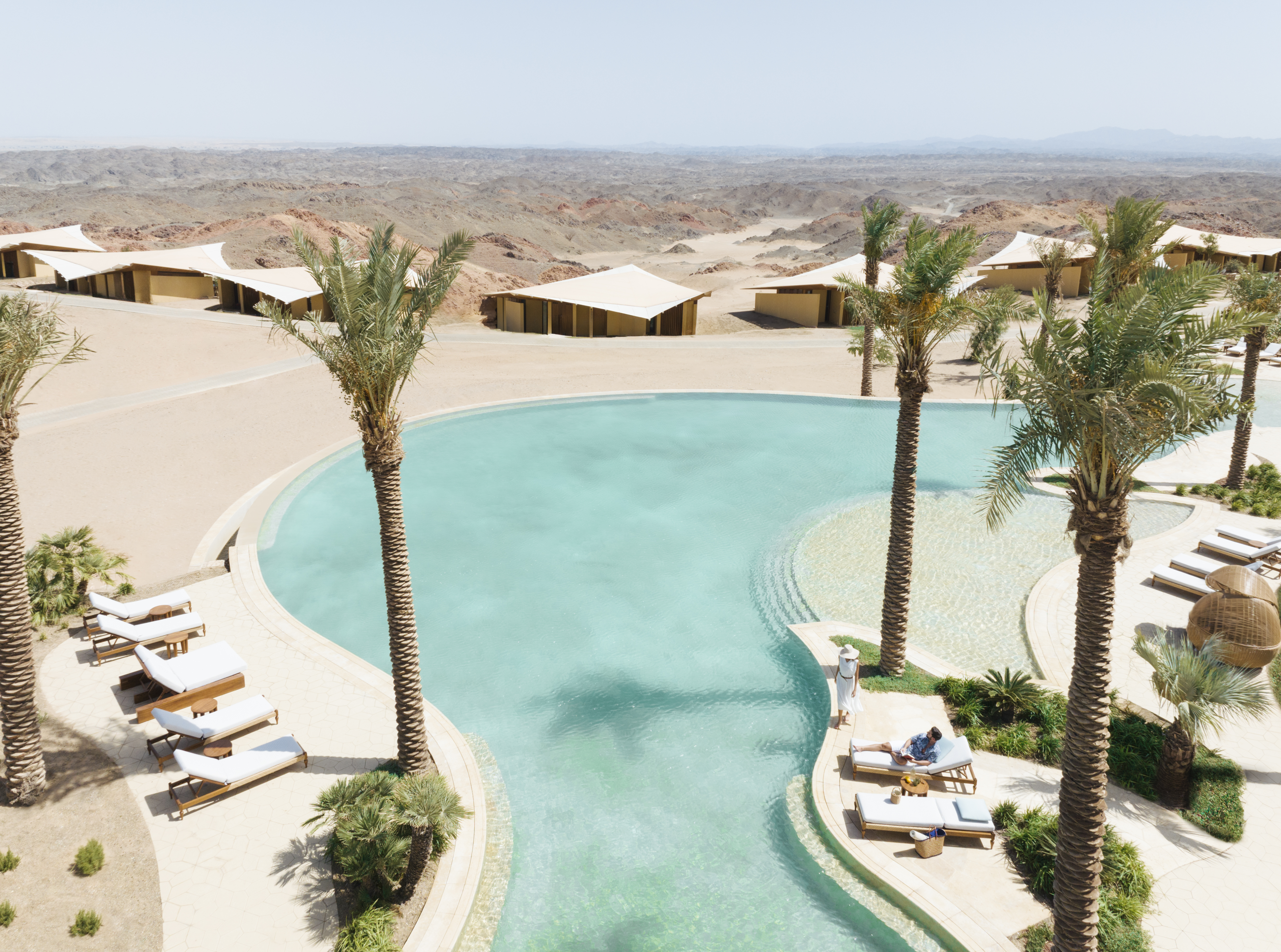HDHotelSaudi ArabienSix Senses Southern DunesSwimming Pool Aerial Views