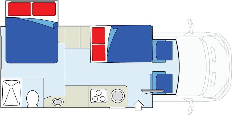 CanaDream: Super Van Camper - 23-25 ft mit Slide-Out