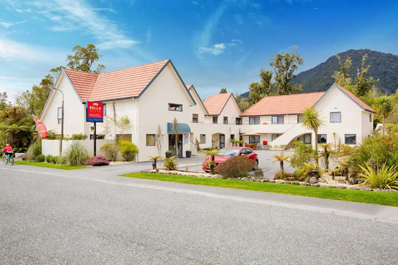 HotelNeuseelandSuedinselFranz JosefBella Vista Motel Franz Josef Aussenansicht