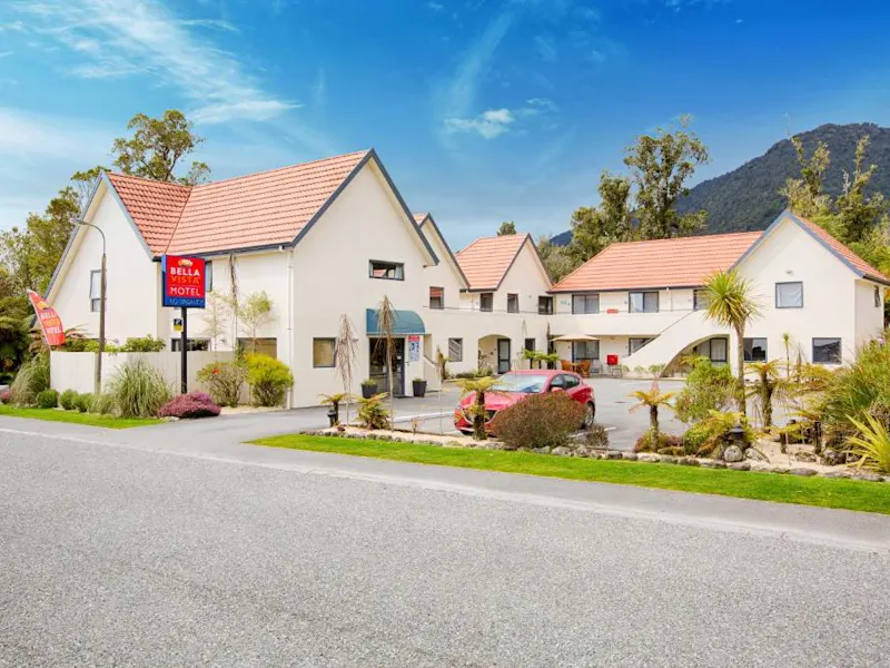 HotelNeuseelandSuedinselFranz JosefBella Vista Motel Franz Josef Aussenansicht