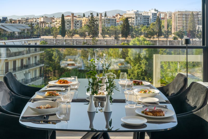 HotelGriechenlandThe Athenaeum Luxury HotelRestaurant View