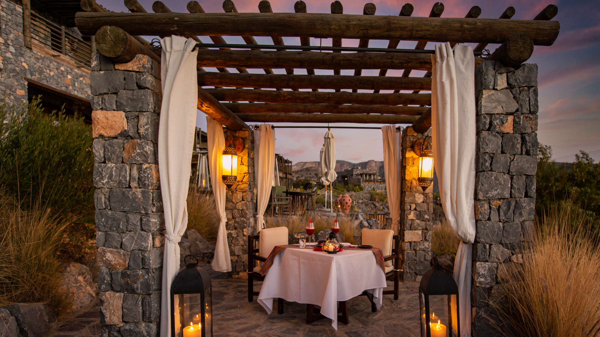 HDHotelOmanAlila Jabal AkhdarDinner