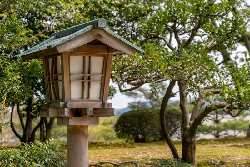 HDJapanKanazawaGarten Lampe