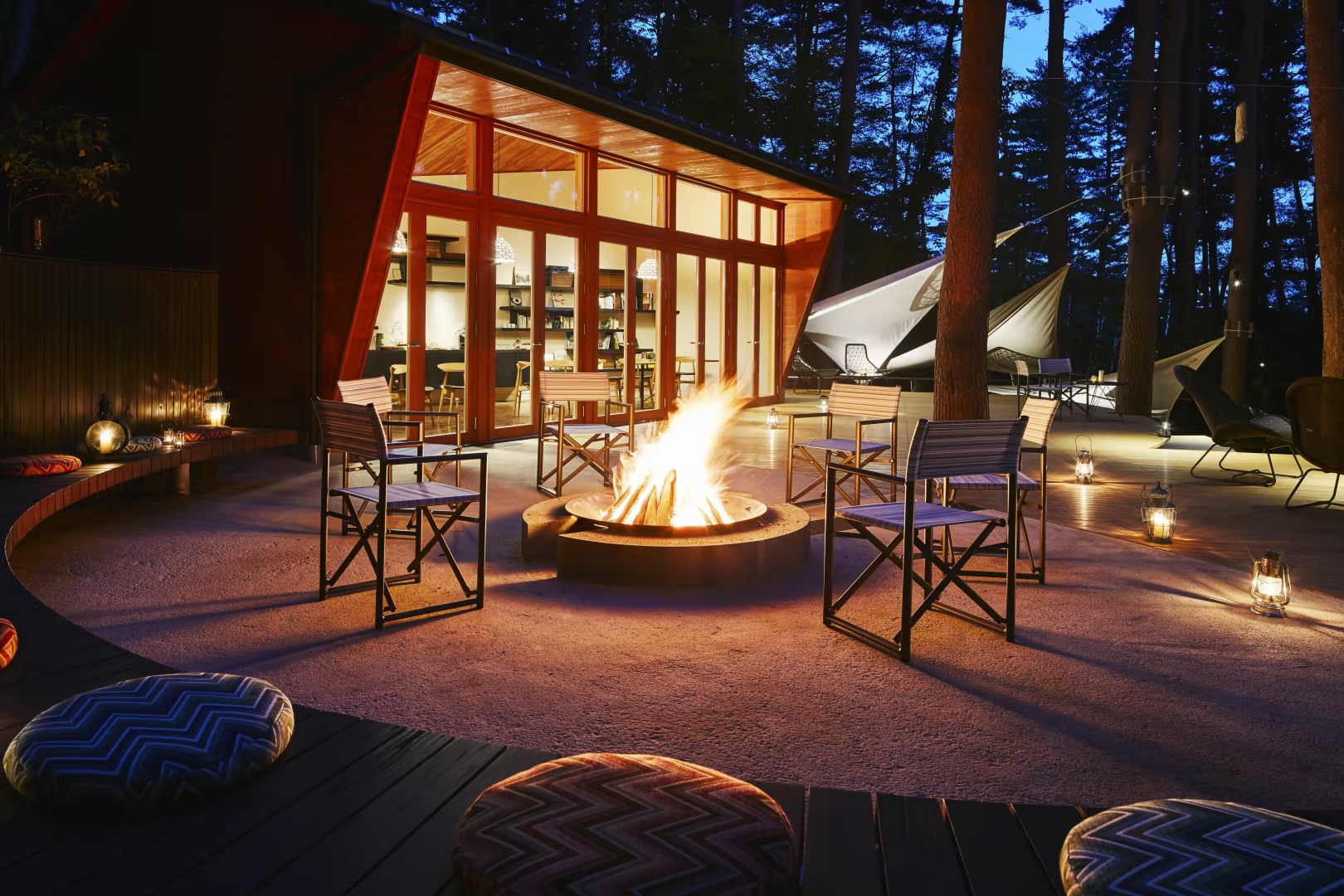 HDHotelJapanHoshinoya Fujilagerfeuer