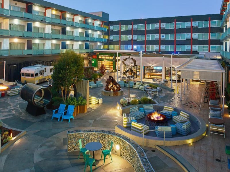 HotelCaliforniaSan FranciscoHotel ZephyrInnenhof