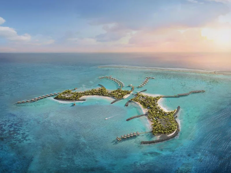 HDHotelMaledivenCentara Grand Lagoon MaldivesUebersicht von oben