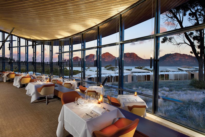 HDHotelAustralienTasmaniaColes Bay Saffire FreycinetDinner