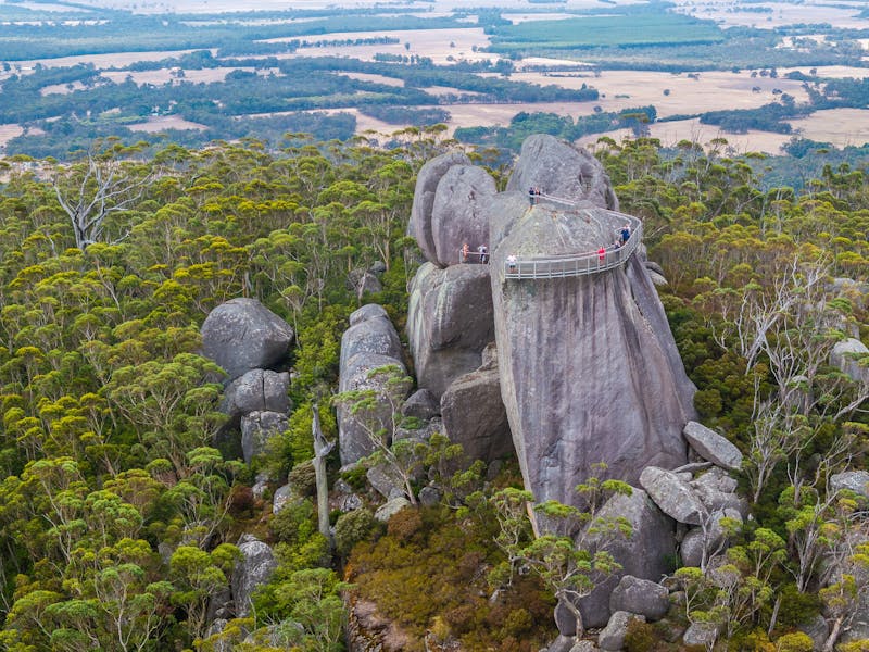 HDAustralienWASouth WestPorongurup NP Granite Skywalk 129406 56