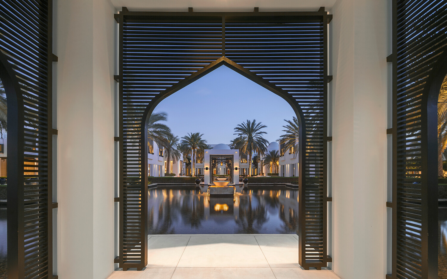 HDHotelOmanThe Chedi Muscat Gartenblick