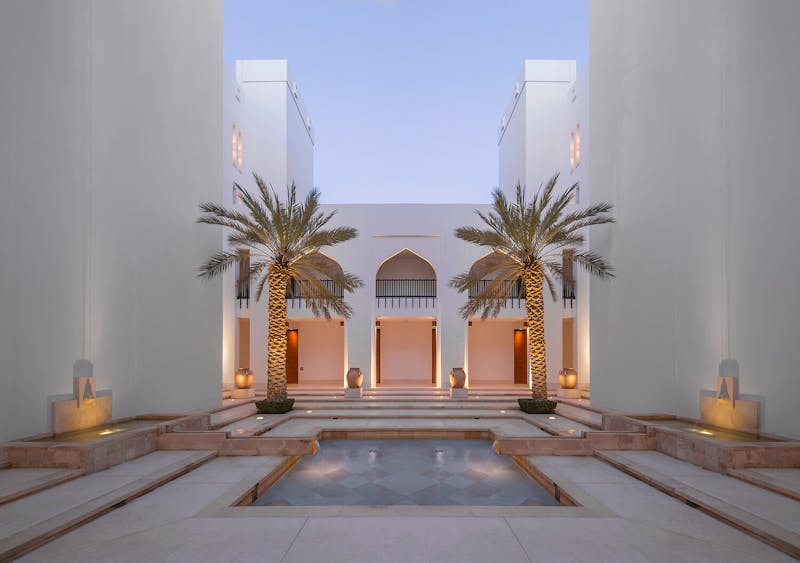 HDHotelOmanThe Chedi Muscat Innenhof