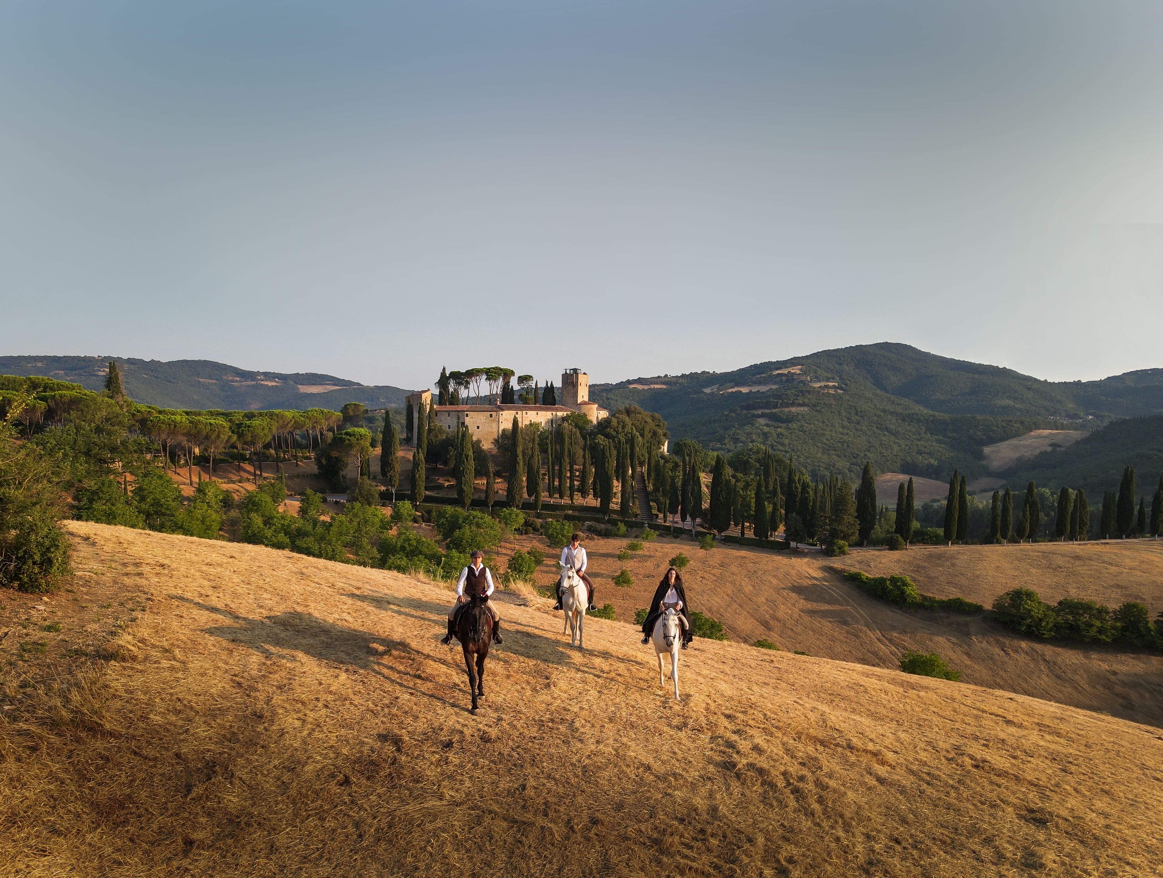 HDHotelItalienCastello di ReschinoPferde