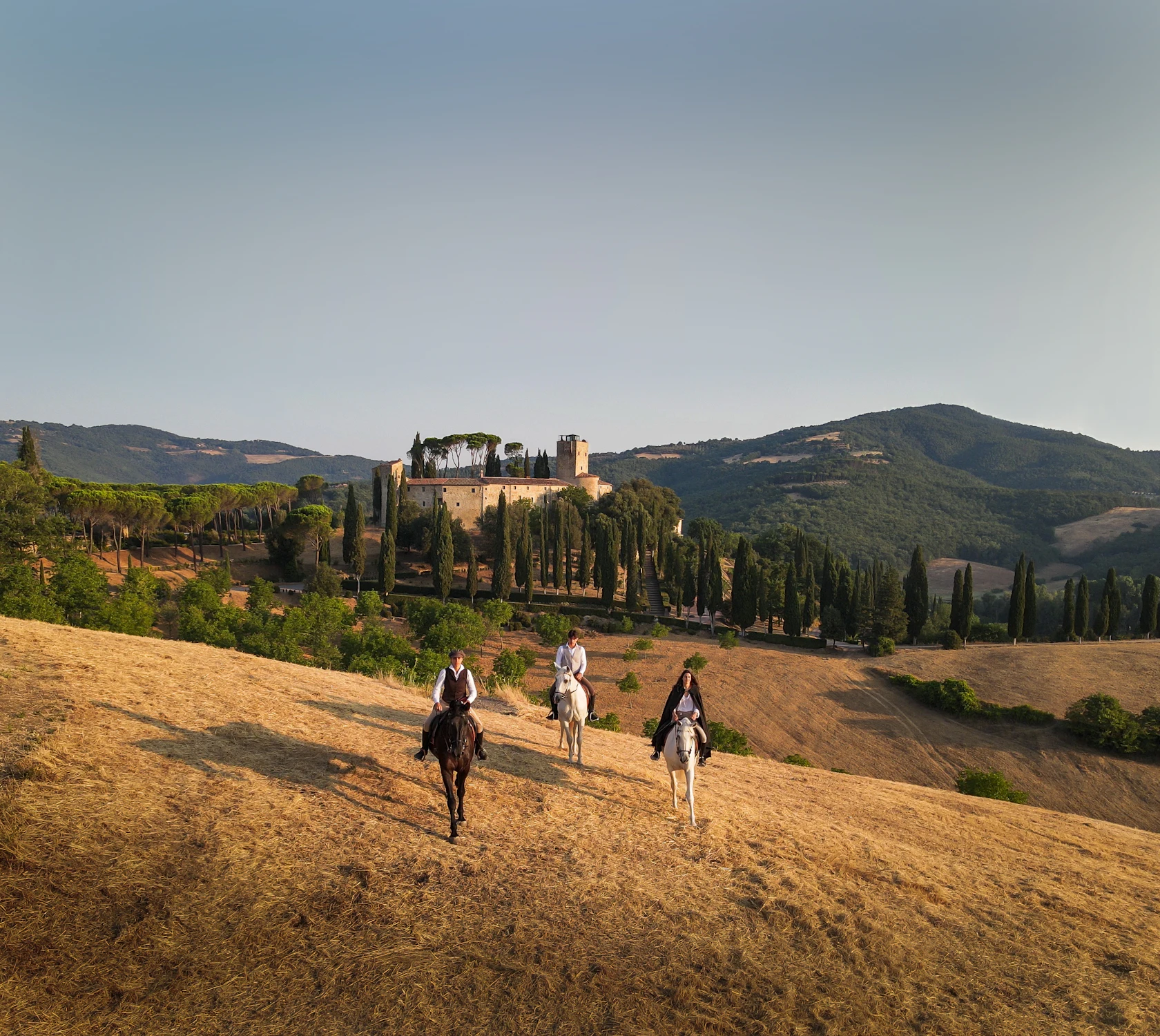 HDHotelItalienCastello di ReschinoPferde