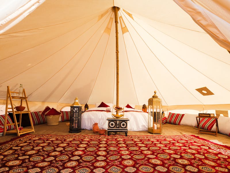 HDHotelOmanGlamping by Perfect JourneysDesertZelt Innen