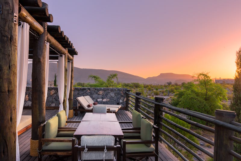 HDHotelOmanAlila Jabal Akhdar Jabal Terrace Suite Terrace lounge2