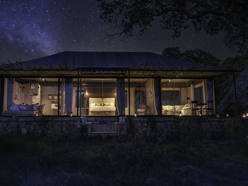 HDHotelTansaniaNimali MaraZimmer by Night