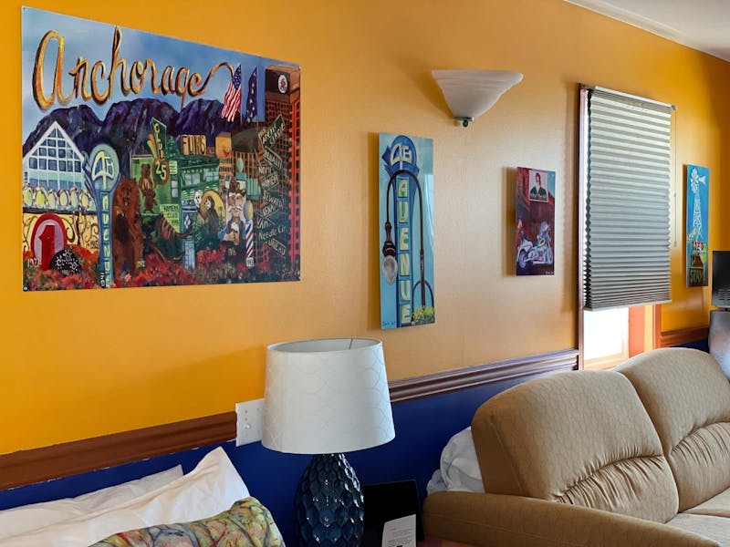 HDHotelAlaskaAnchorageCopper Whale Innzimmerdeko