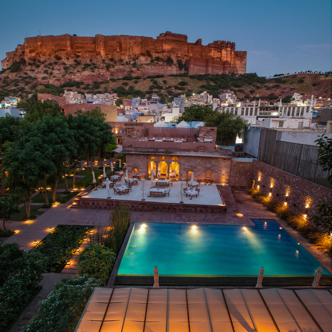 HDHotelIndienRAAS JodhpurPool and View