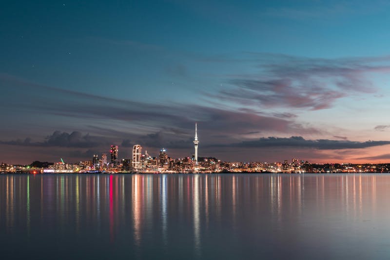 HDNeuseelandAucklandSkyline Night
