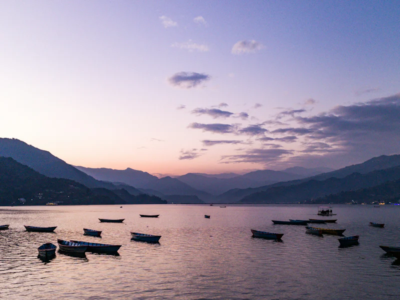 HDNepalPokharaSee Sunset