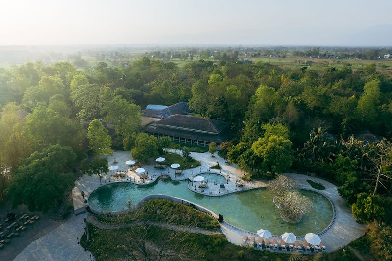 HDHotelNepalBarahi Jungle LodgeDrone View