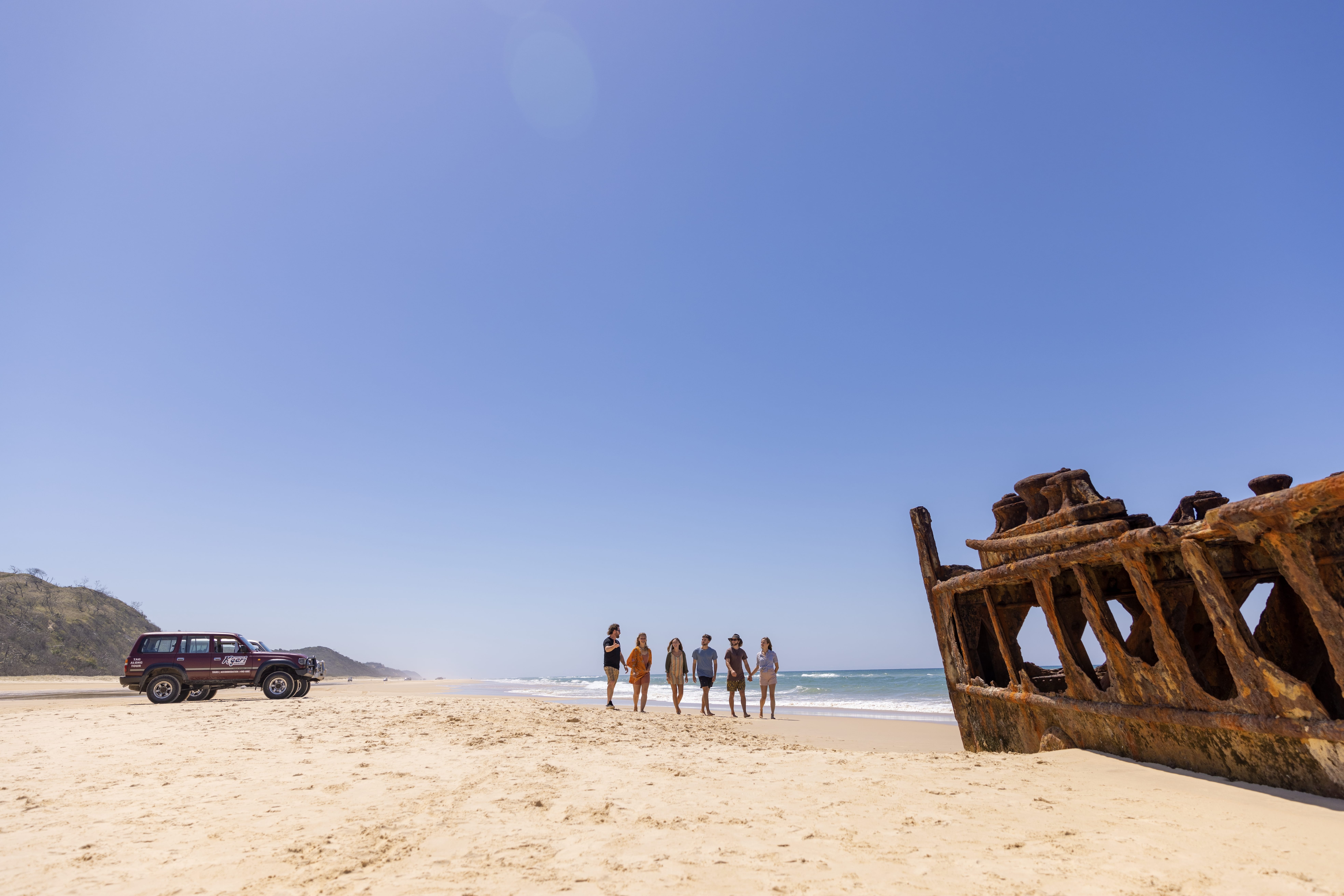 HDAustralienQLDFraser IslandMaheno Shipwreck 1070423 TAU