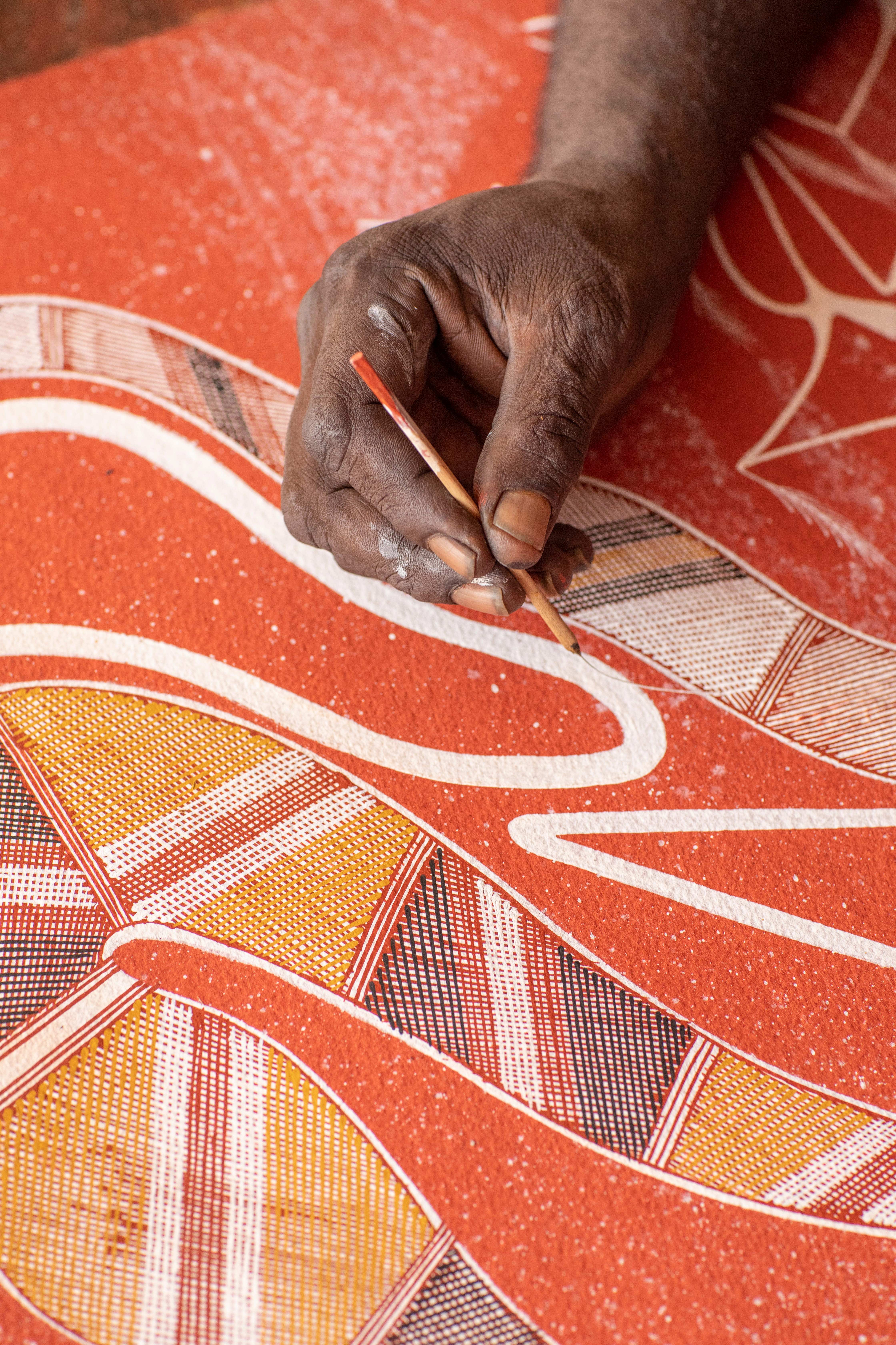 HDAustralienNTArnhem LandAborigine Kunsthandwerk 1013100 TAU