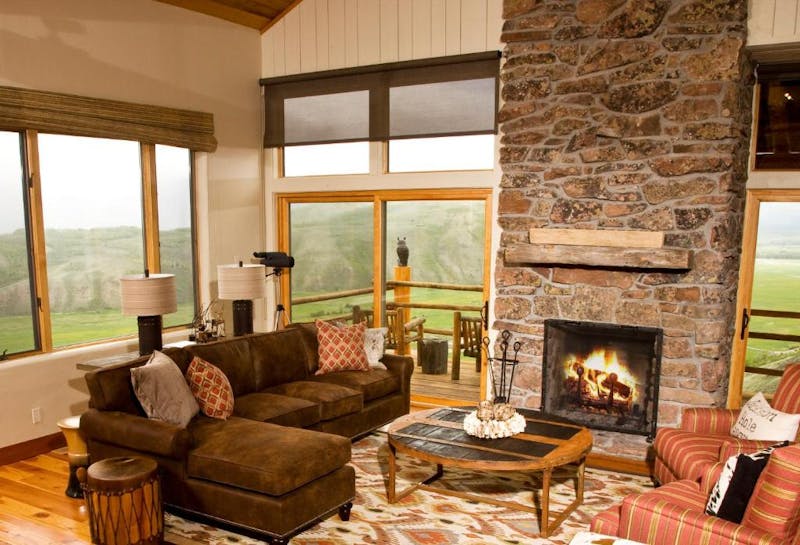 HotelWyomingJacksonSpring Creek RanchFireplace