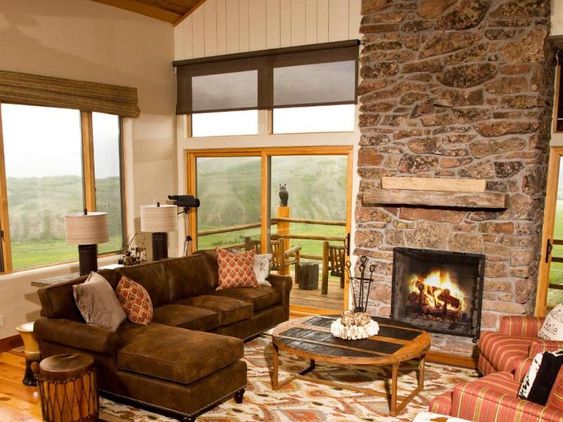 HotelWyomingJacksonSpring Creek RanchFireplace