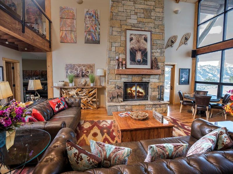 HotelWyomingJacksonSpring Creek RanchWohnbereich