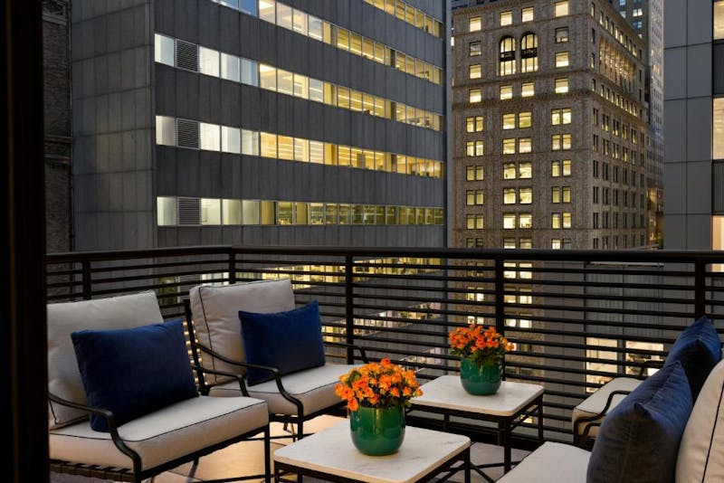 HotelNew YorkNew York CityThe Chemists ClubBalkon