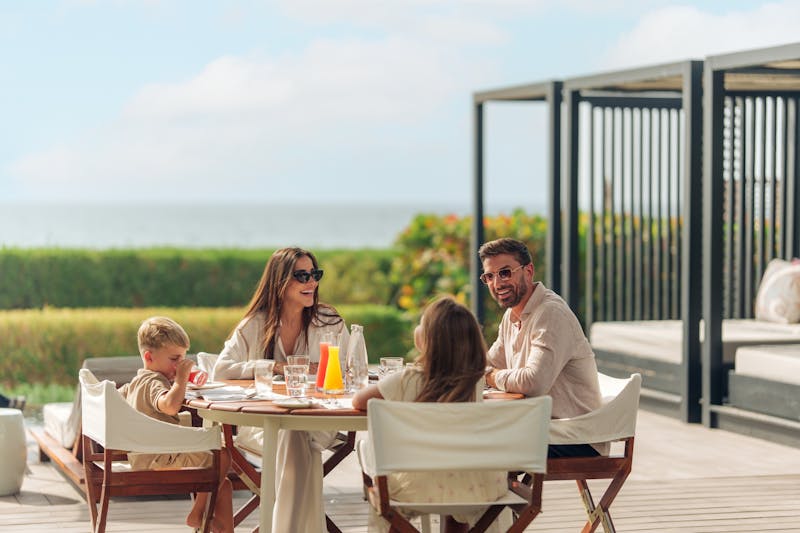 Frühstück in der Villa