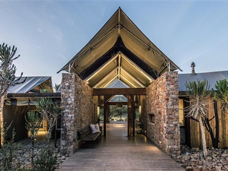 HotelSuedafrikaKariega Game Reserve Eastern CapeHotel Eingang