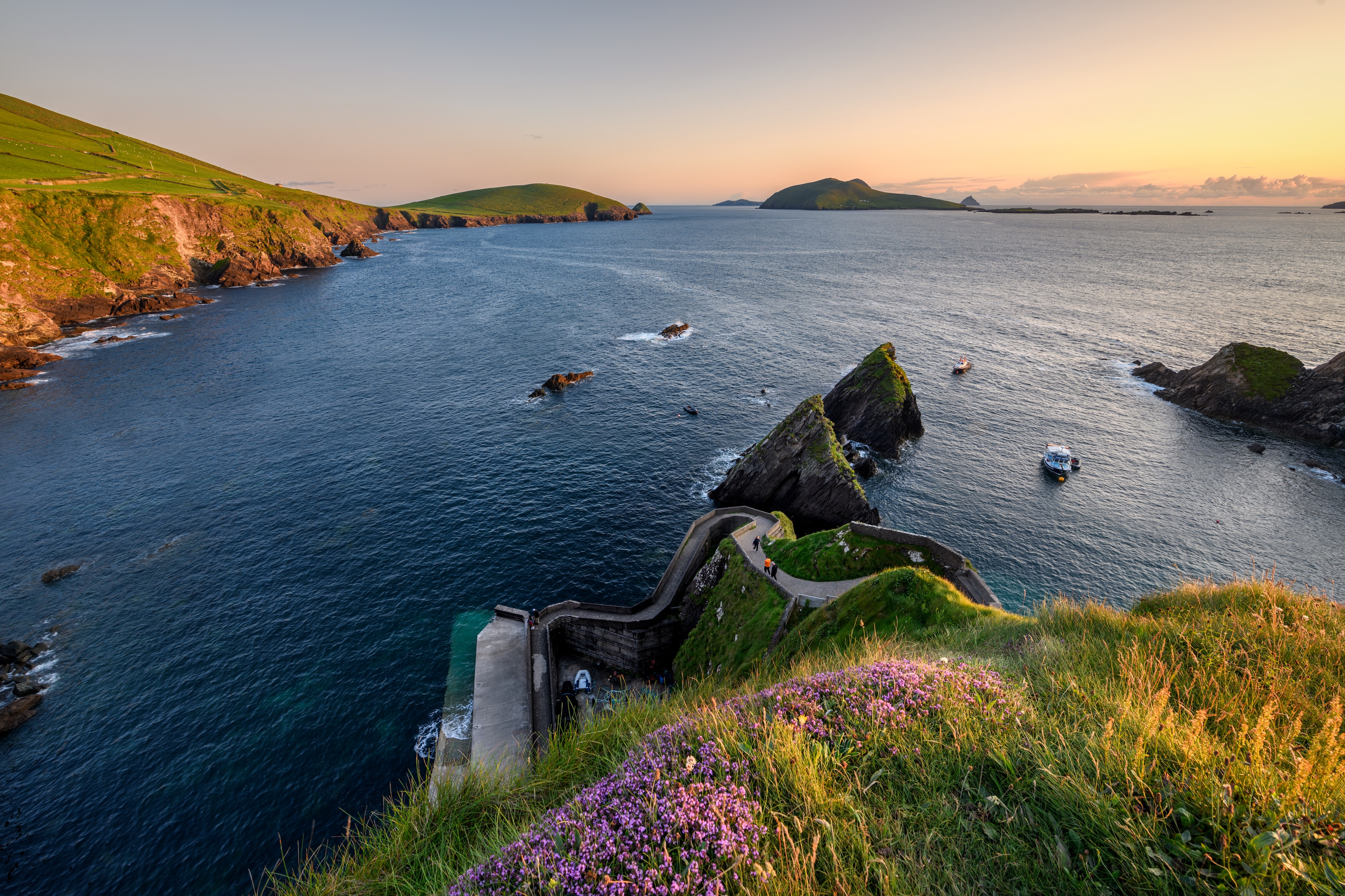 HDIrlandDingleDunquin Pier Sunset Dingle County Kerry Kopie